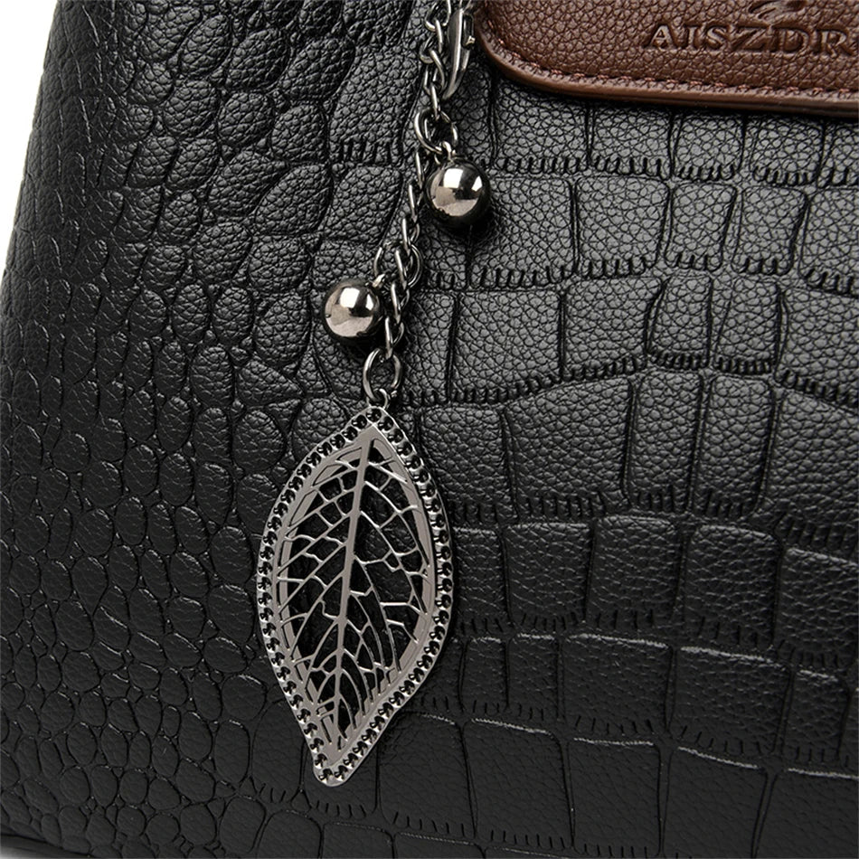 Leather Alligator Bag