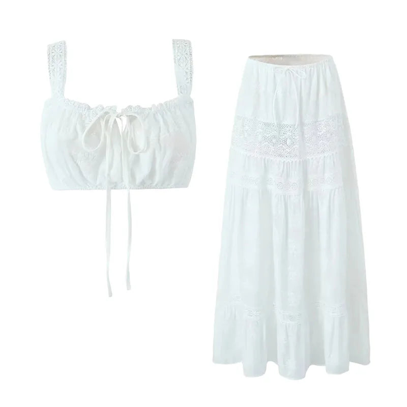 Lace Skirt Set