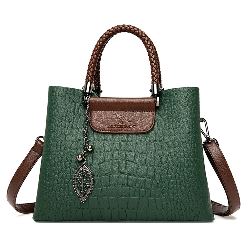 Leather Alligator Bag