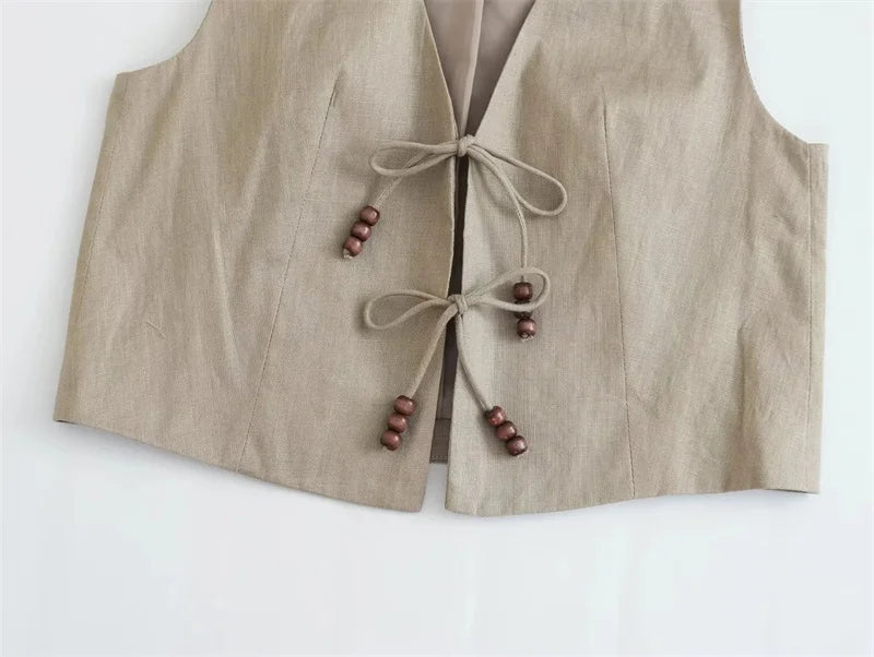 V Neck Summer Vest