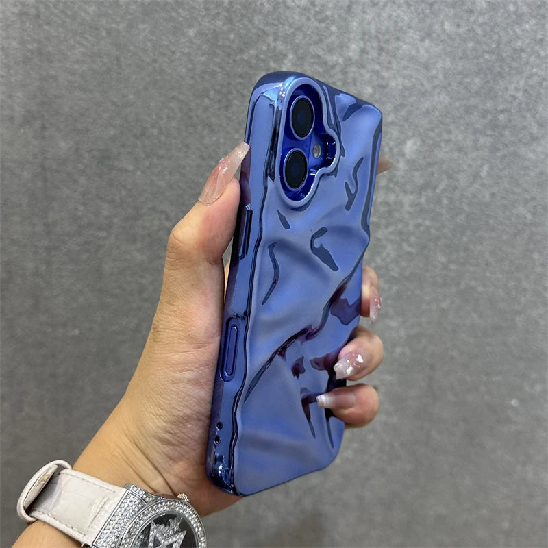 Plating Blue Phone Case