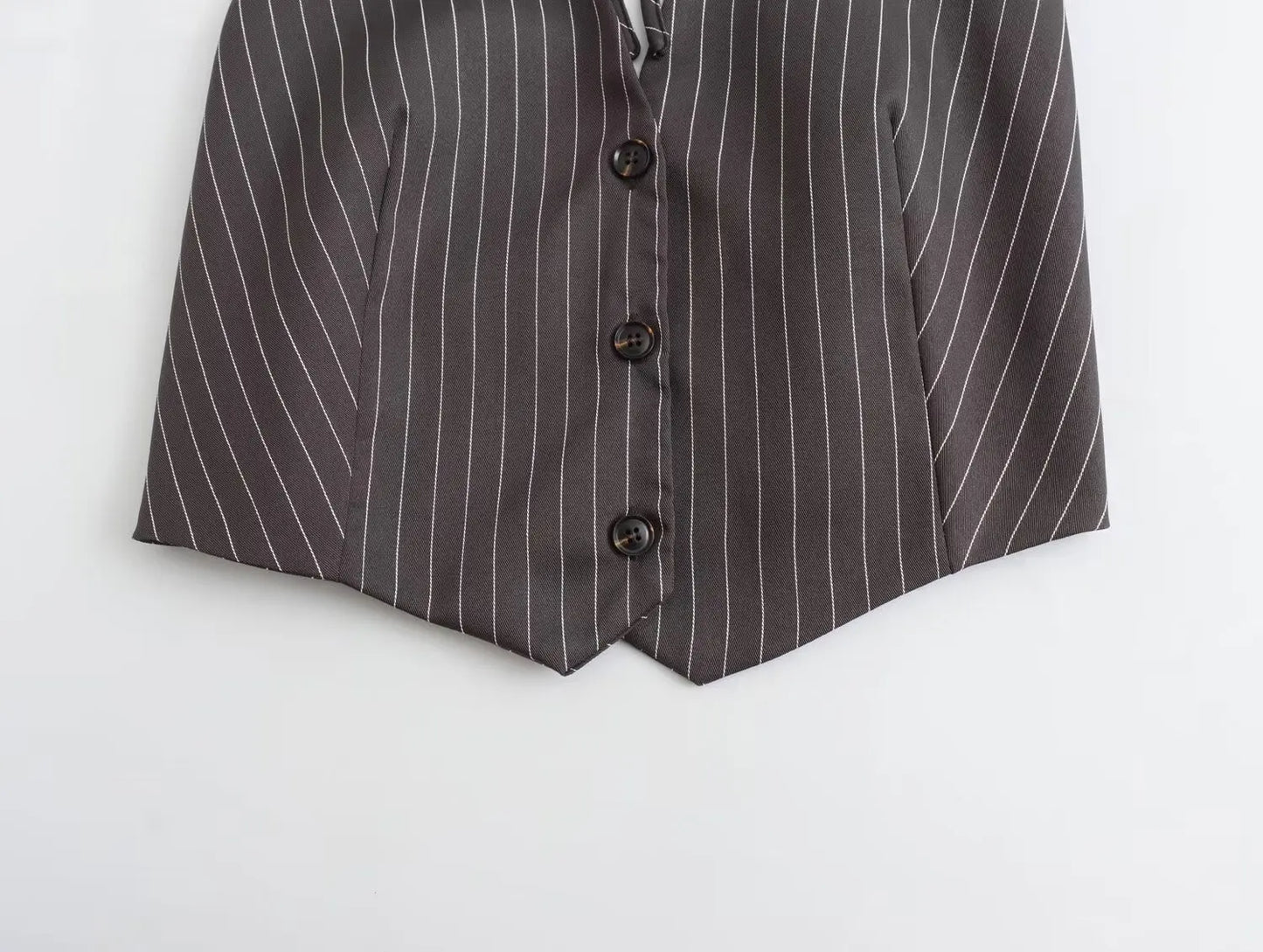 Backless Bow Tied Short Blouse