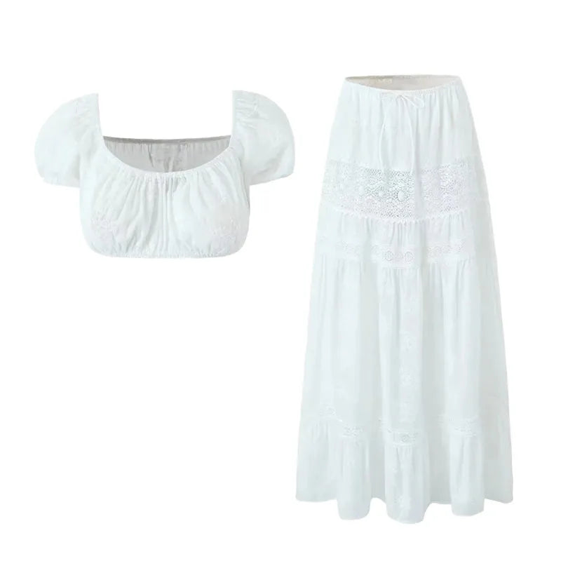 Lace Skirt Set