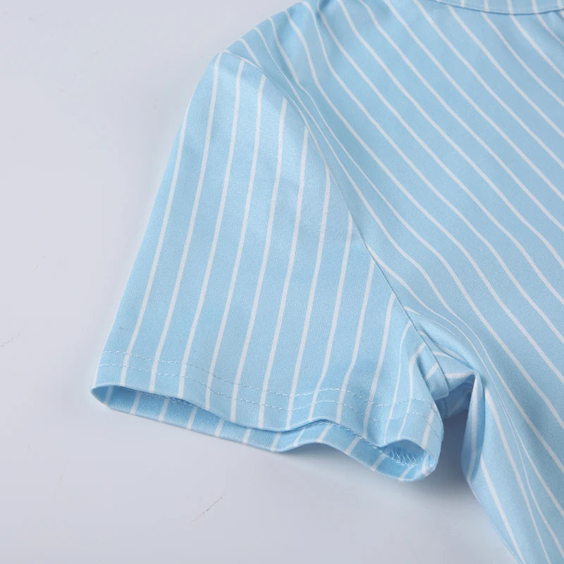 Stripe Short Sleeve Shirt
