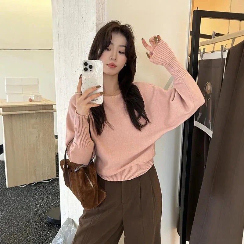 Off Shoulder Knitted Sweater
