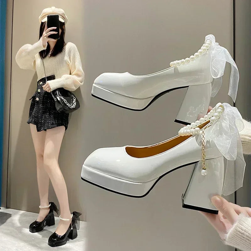 Chic Block Heel Pumps