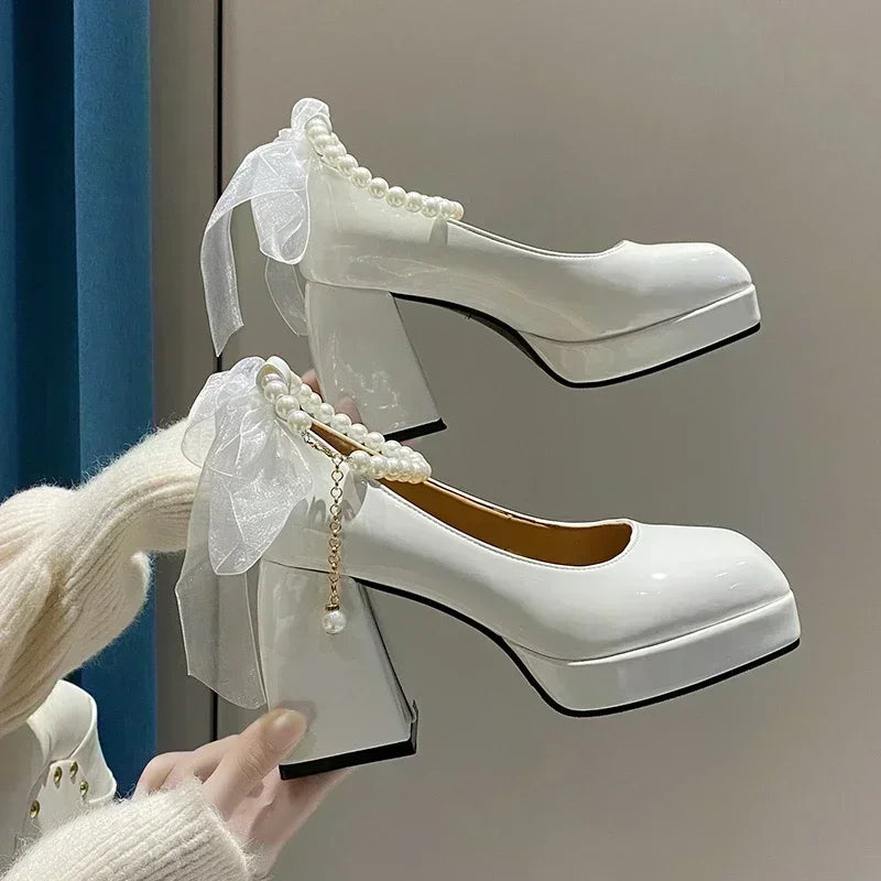Chic Block Heel Pumps
