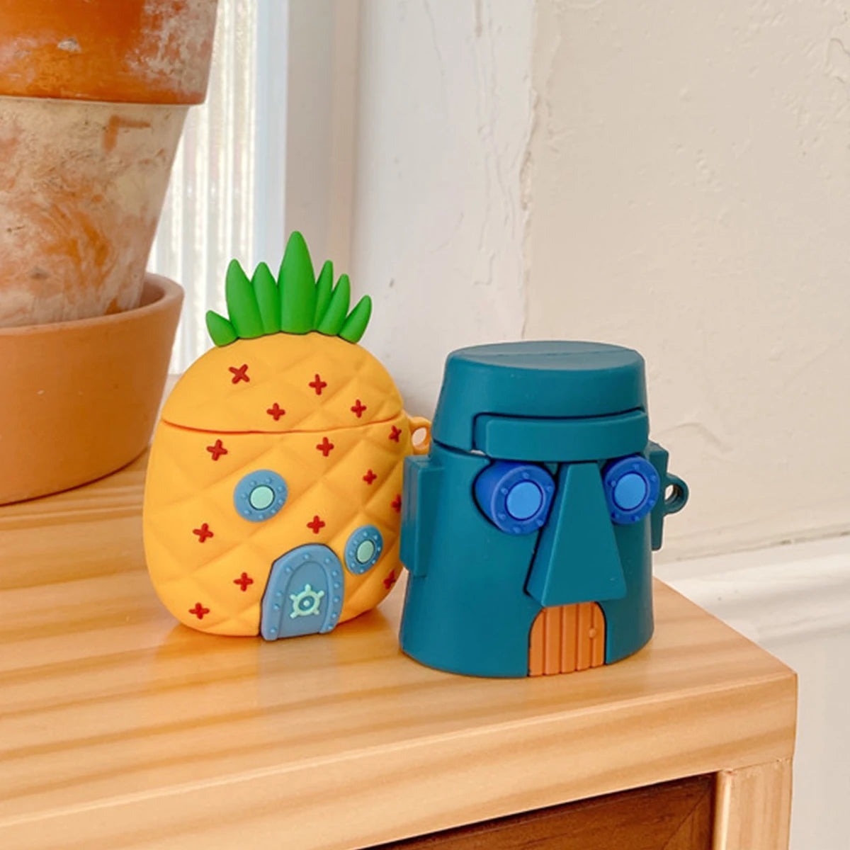 Sponge Bob Silicone Case For Airpods