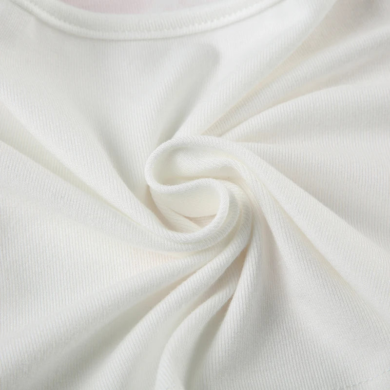 Asymmetrical Halter Crop Top