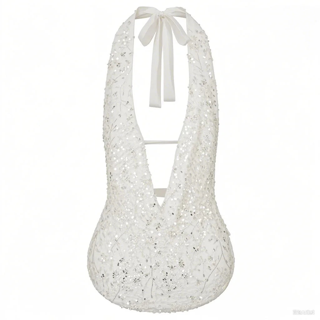 V Neck Beach Tank Top
