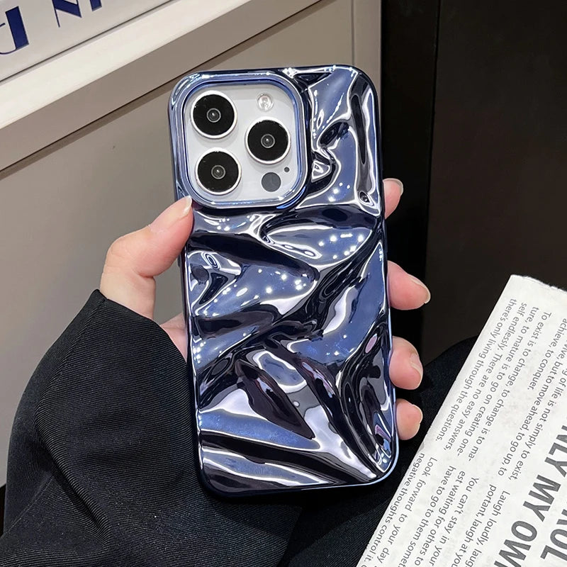 Plating Blue Phone Case