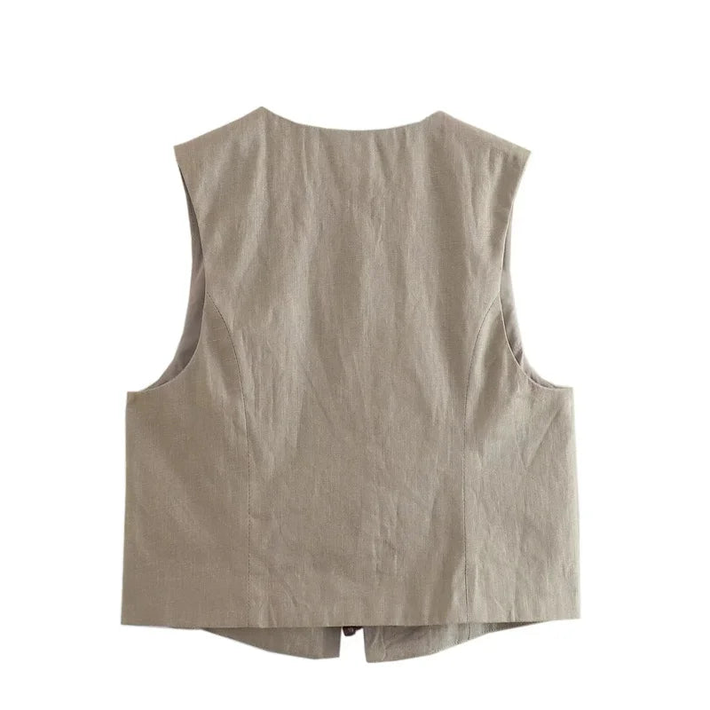 V Neck Summer Vest