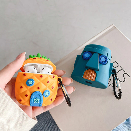 Sponge Bob Silicone Case For Airpods