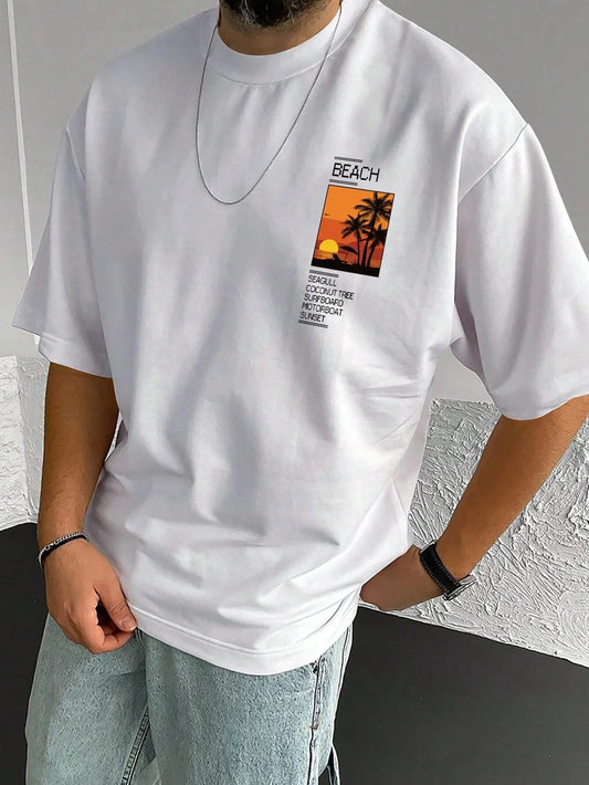 Men loose T-shirt
