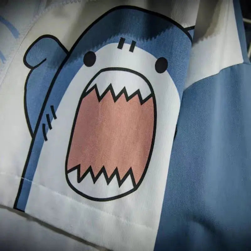 Shark Print Hoodie