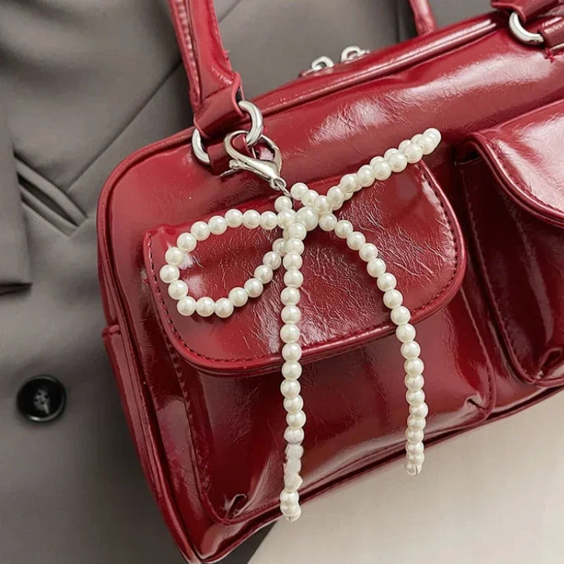Glossy Shoulder Bag