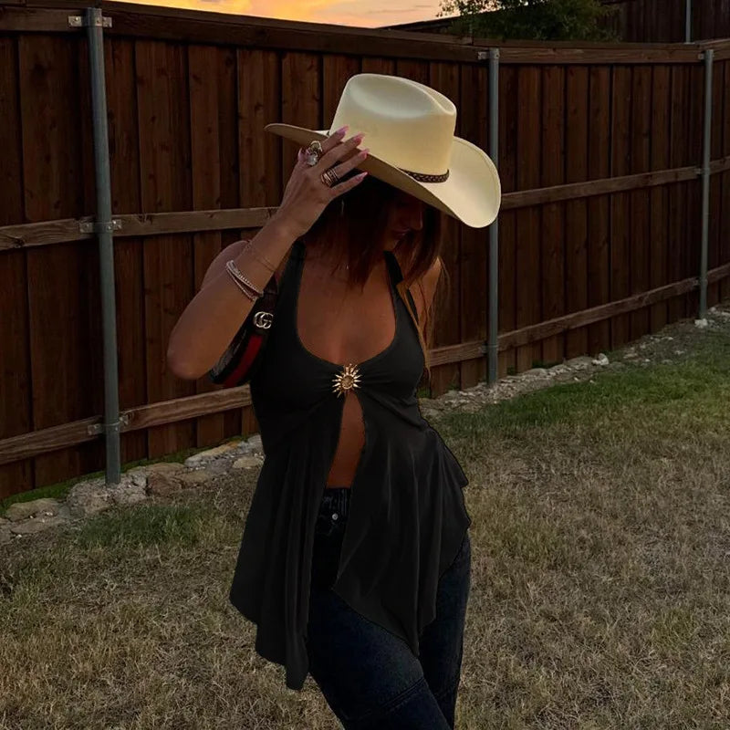 Tank Top Backless