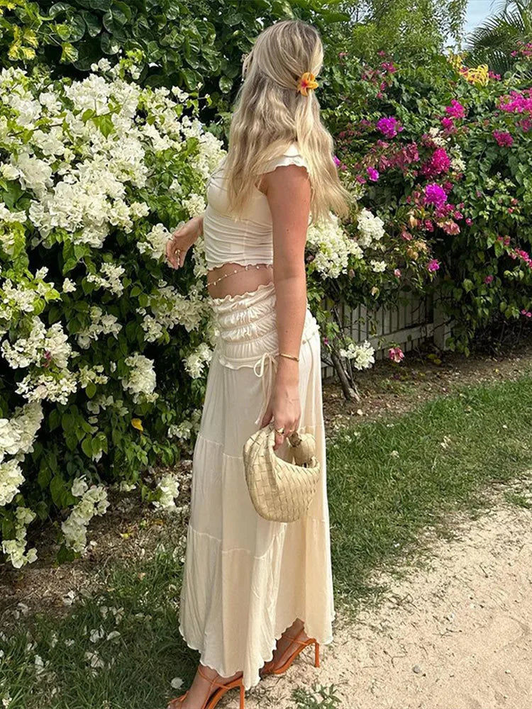 Boho-chic two-piece set