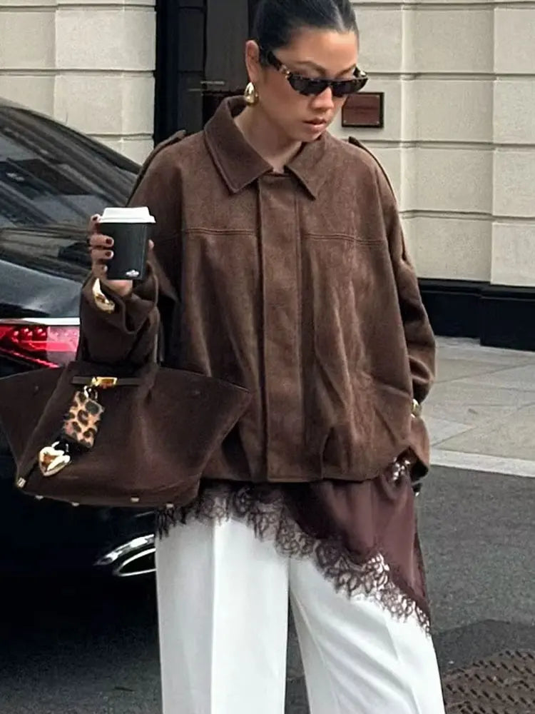 Oversized Bomber Jacket