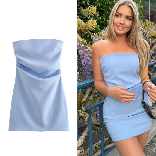 Short Backless Dress
