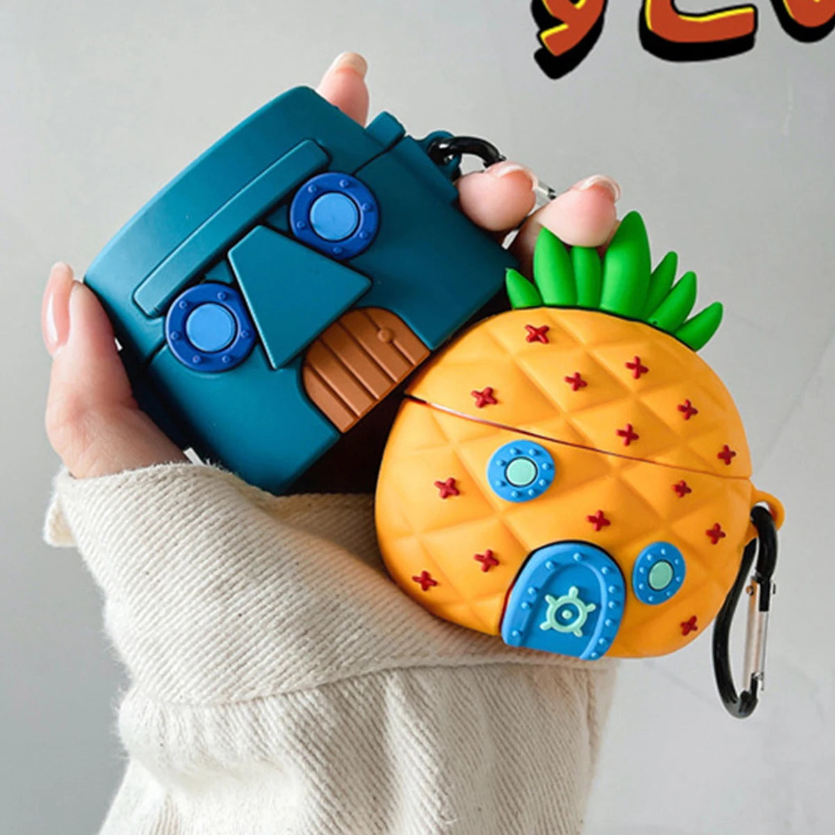 Sponge Bob Silicone Case For Airpods