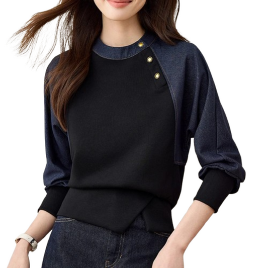 Two-tone sweater