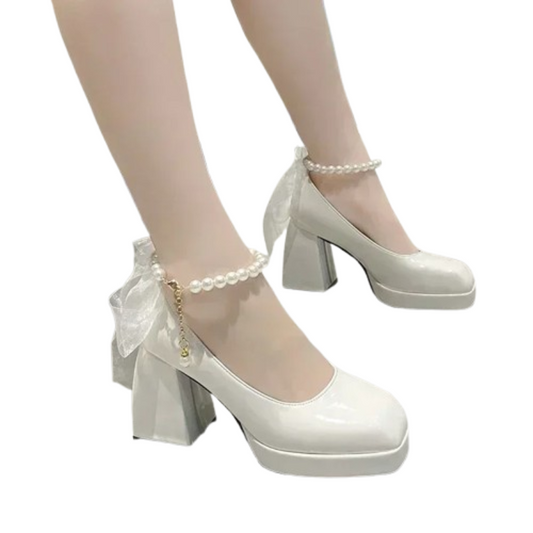 Chic Block Heel Pumps