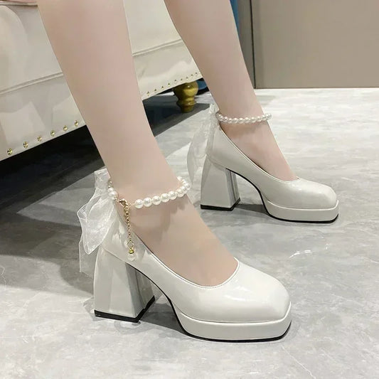 Chic Block Heel Pumps
