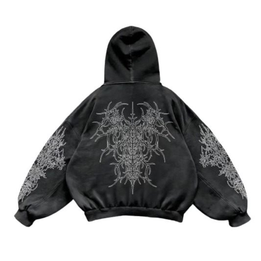 Oversized Gothic Hoodie