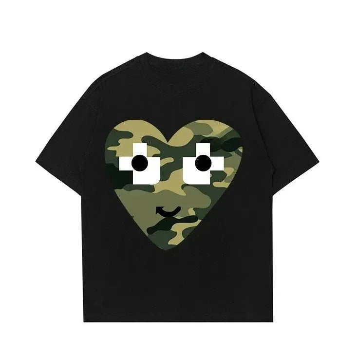 Camo Heart Graphic Tee