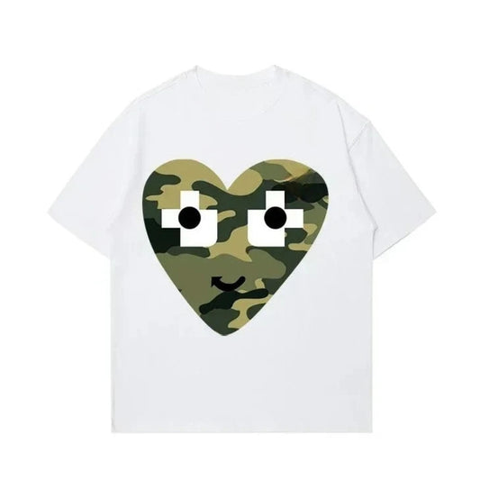 Camo Heart Graphic Tee