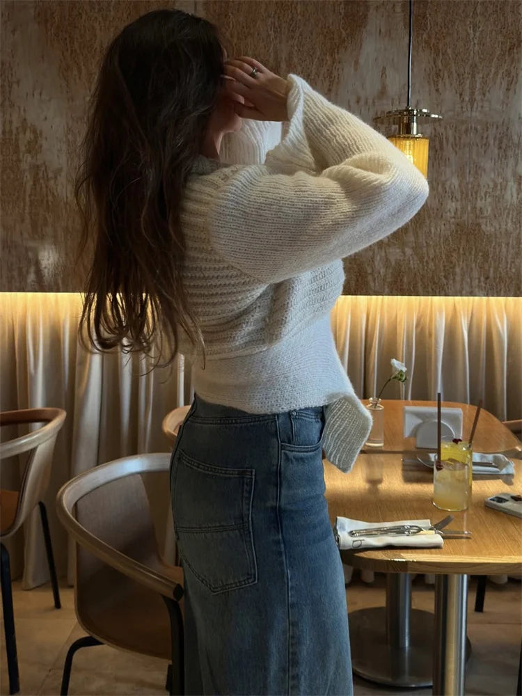 Women’s Knit Cropped Cardigan