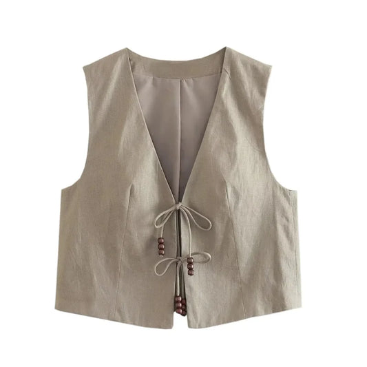 V Neck Summer Vest