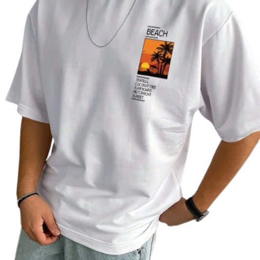 Men loose T-shirt
